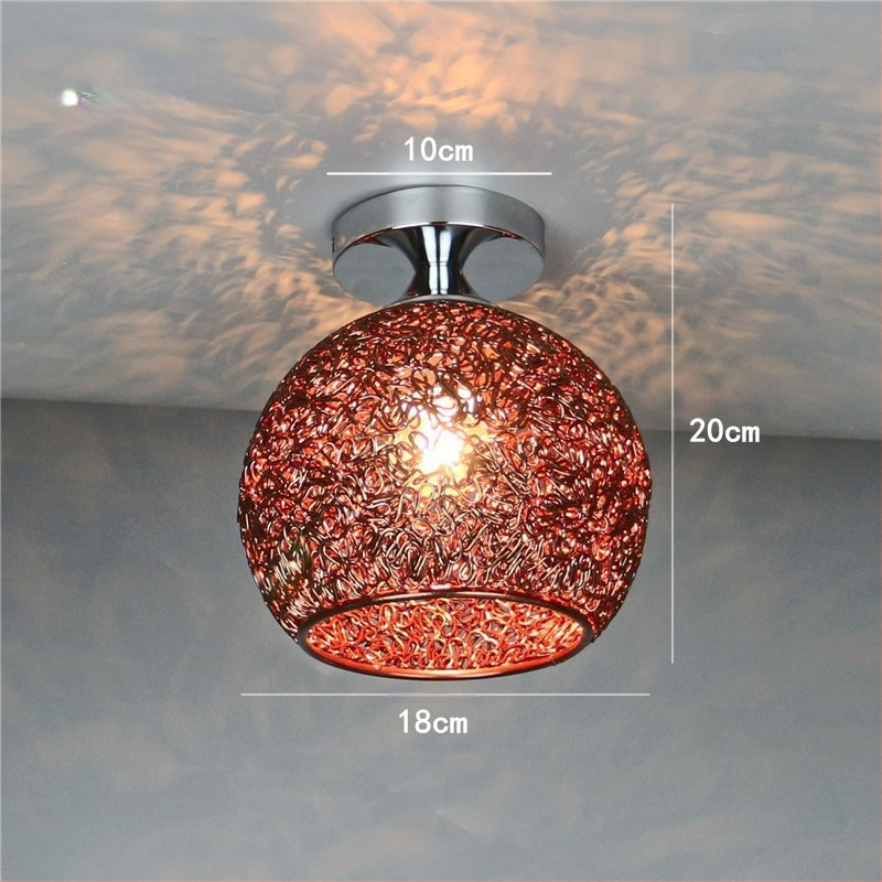 Moodne lihtne värviline LED-laelamp Skandinaavia stiilis magamistuba, lastetuba, rõdu, vahekäik, koridor, koduvalgustid