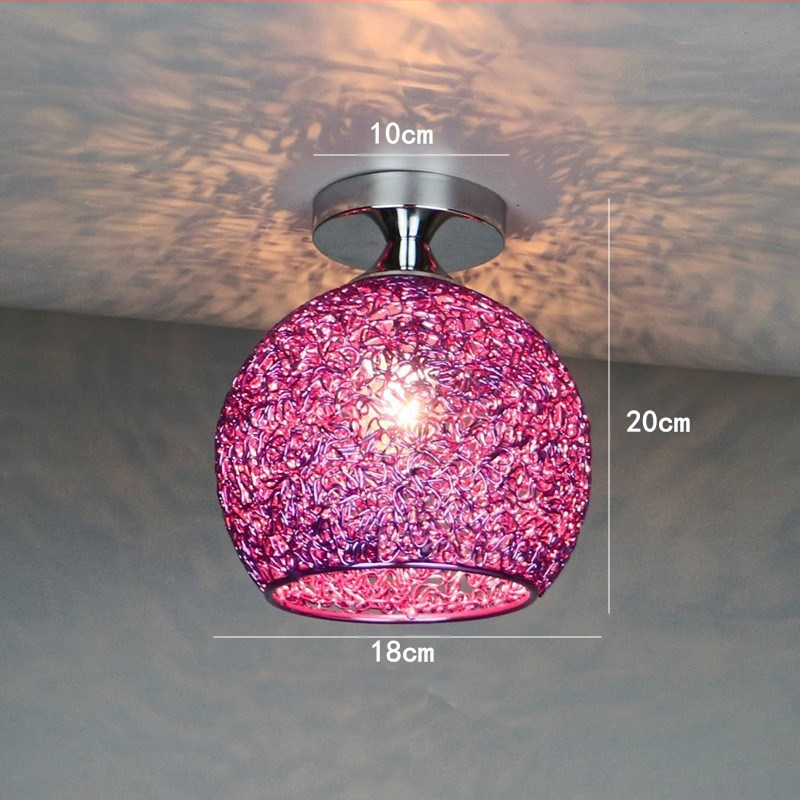 Moodne lihtne värviline LED-laelamp Skandinaavia stiilis magamistuba, lastetuba, rõdu, vahekäik, koridor, koduvalgustid