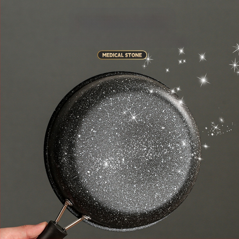 Keptuvė neprideganti keptuvė buitinei dujinei viryklei blynų keptuvė keptas kiaušinis kepsnys indukcinė viryklė tinka mažai keptuvei „Maifan“ akmeniui