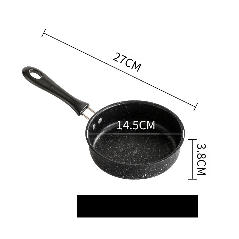 Keptuvė neprideganti keptuvė buitinei dujinei viryklei blynų keptuvė keptas kiaušinis kepsnys indukcinė viryklė tinka mažai keptuvei „Maifan“ akmeniui