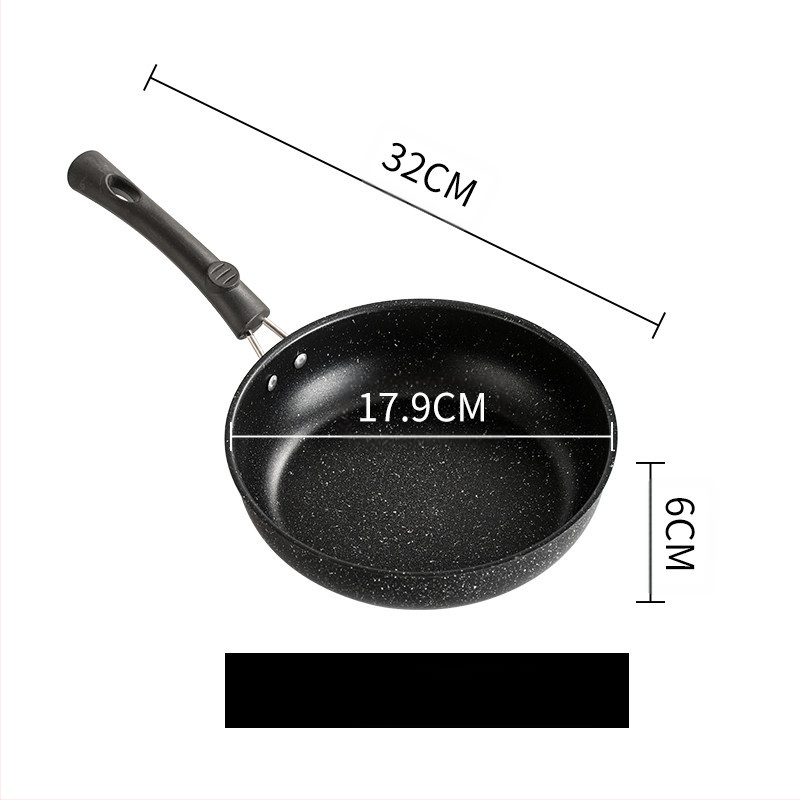 Keptuvė neprideganti keptuvė buitinei dujinei viryklei blynų keptuvė keptas kiaušinis kepsnys indukcinė viryklė tinka mažai keptuvei „Maifan“ akmeniui