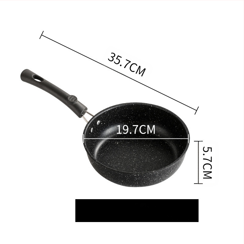 Keptuvė neprideganti keptuvė buitinei dujinei viryklei blynų keptuvė keptas kiaušinis kepsnys indukcinė viryklė tinka mažai keptuvei „Maifan“ akmeniui