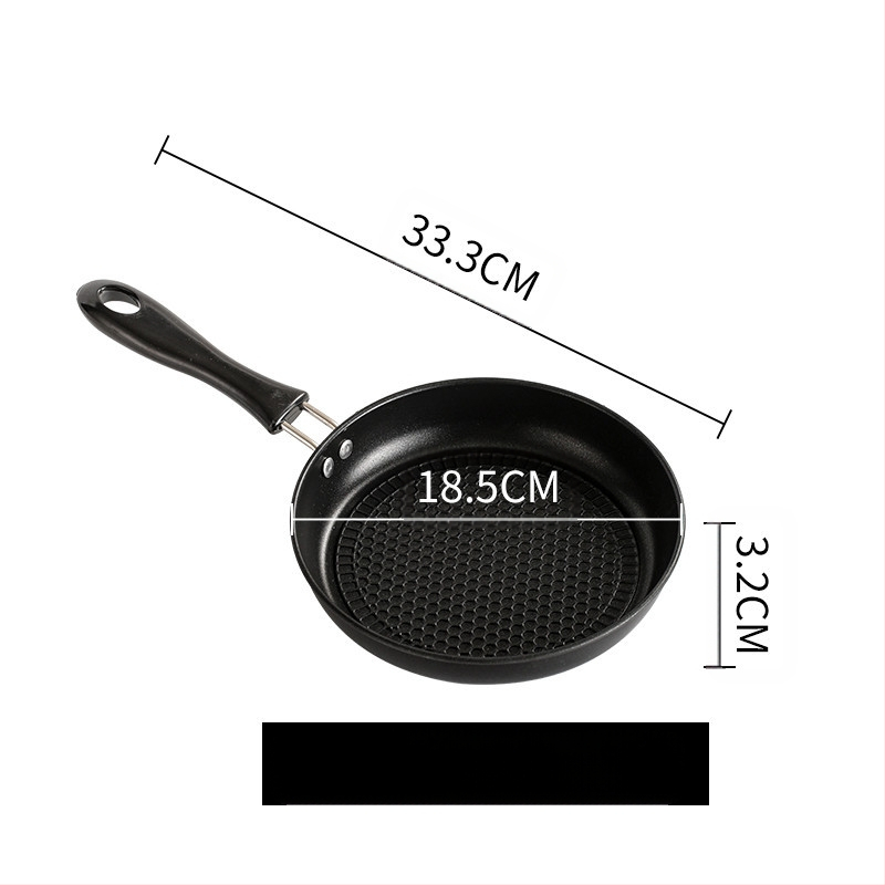 Keptuvė neprideganti keptuvė buitinei dujinei viryklei blynų keptuvė keptas kiaušinis kepsnys indukcinė viryklė tinka mažai keptuvei „Maifan“ akmeniui