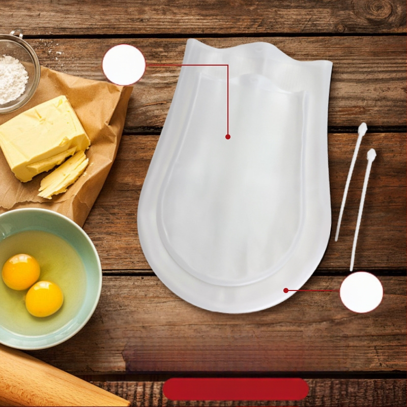 Virtuvės buitinis silikoninis tešlos maišelis nelimpantis rankų minkymo tešlos plaukų tešlos minkymo maišelis silikoninis tešlos minkymo maišelis sutirštintas maistinis