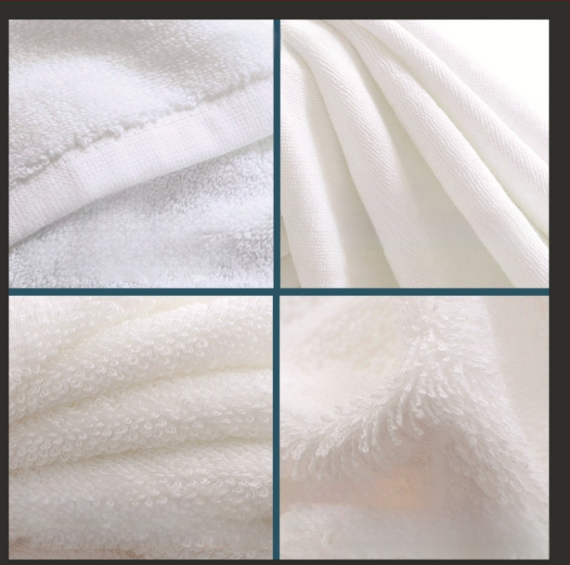 Πετσέτα μπάνιου ξενοδοχείου πέντε αστέρων από βαμβάκι λευκή πετσέτα χονδρικής παχιά σαλόνι ομορφιάς ξενοδοχείο homestay ζεστό μπάνιο πηγής κεντημένο λογότυπο