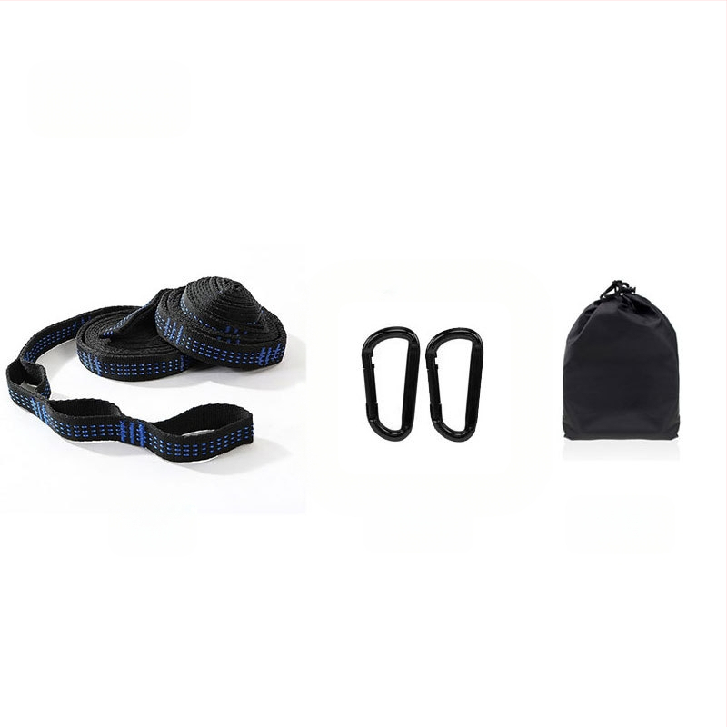 Алуминиева сплав, за къмпинг, планинарство, катарама, костюм, D-тип люлка, аксесоари за въжета, каишка за хамак, полиестерна панделка, колан за дърво