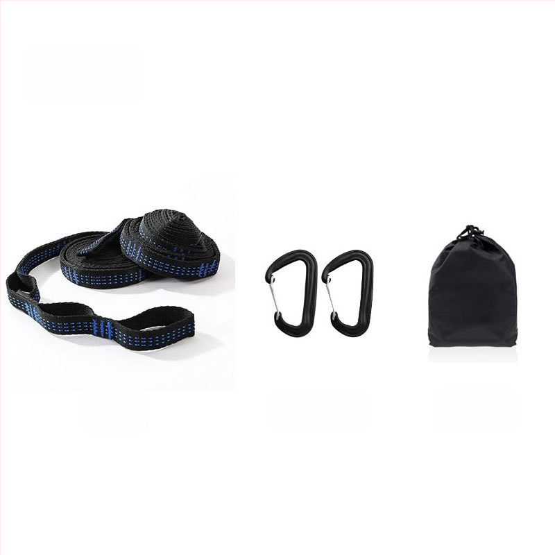 Алуминиева сплав, за къмпинг, планинарство, катарама, костюм, D-тип люлка, аксесоари за въжета, каишка за хамак, полиестерна панделка, колан за дърво