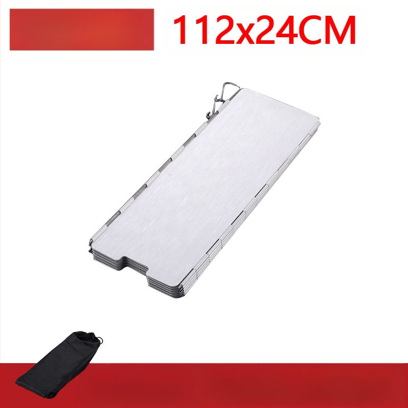 Vēja vairoga āra kasešu plīts vēja vairogs vēja vairogs vēja necaurlaidīga gredzenveida plīts korpuss gāzes plīts kempingam saliekama kempinga plīts