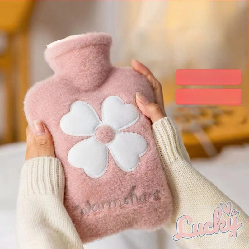 Pliušinis karšto vandens maišelis, vandens pripildymas, šiltas pilvas, šiltas vandens maišelis, vandens pripildymas, mielas animacinis filmas, šilta lova, šiltas juosmuo, sprogimui atsparus PVC, šiltos rankos.