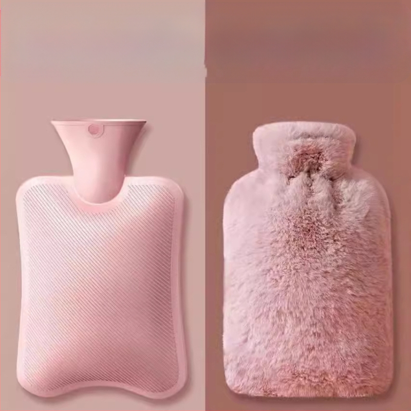 Pliušinis karšto vandens maišelis, vandens pripildymas, šiltas pilvas, šiltas vandens maišelis, vandens pripildymas, mielas animacinis filmas, šilta lova, šiltas juosmuo, sprogimui atsparus PVC, šiltos rankos.
