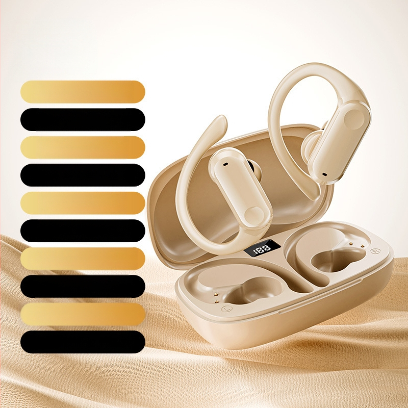 „Yf-8“ užsienio prekybos tarpvalstybinės „Tws“ „Bluetooth“ ausinės su ausų kabliuku, belaidės ne ausyse esančios dviejų ausų sportinės ausinės, ilgai veikianti baterija