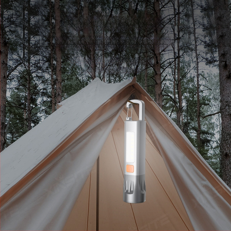 Stiprus žibintuvėlis, daugiafunkcis įkraunamas, namams, stovyklavimui, patvarus, lauko, itin ryškus, mini, didelio nuotolio nešiojamas žibintuvėlis