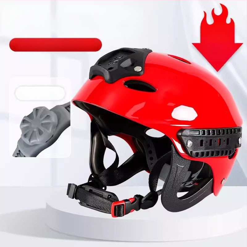 Triiviv tulepäästev veekiiver Vee hädaolukorras täielikult ümbritsetud kiiver Kokkupõrkevastane hingav reguleeritav kiiver