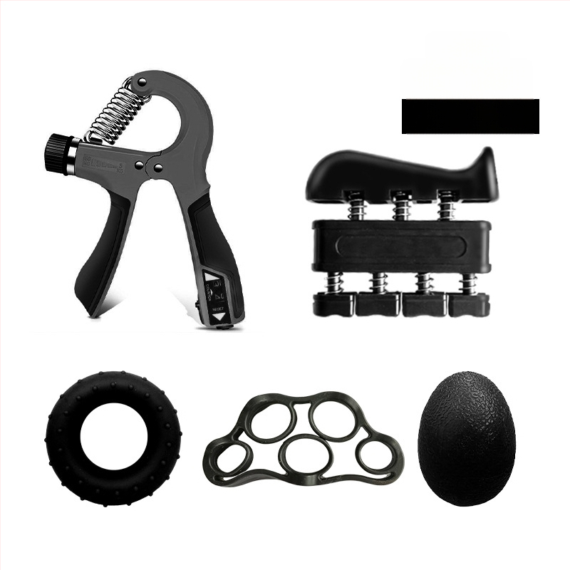 Grip viieosaline ülikond sõrmetreener uus viie sõrme komplekt silikoonist haarderõngaga taastusravi treeningkombinatsioon