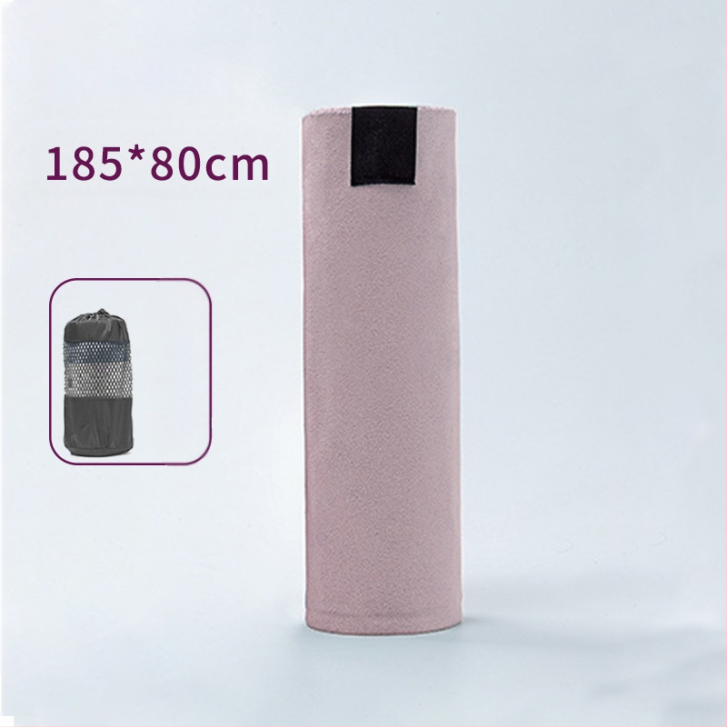 Nešiojamas jogos kilimėlio audinys, lengvas, prakaitą sugeriantis, neslystantis jogos rankšluostis, skirtas jogai patalpose, fitneso sportui, jogai namuose