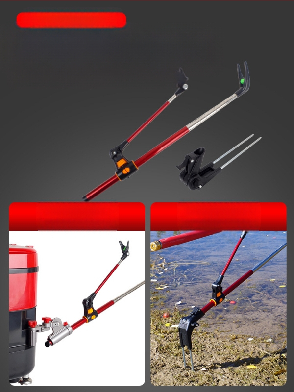 Maanduspistik roostevabast terasest õngeklamber kaheotstarbeline akuklamber kalastuskast kalastustooli ridvahoidik ridva käsivars ridva tugiraam hulgimüük