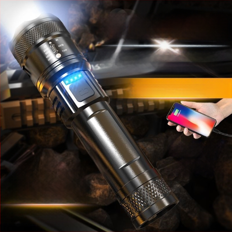 Piiriülene ülikerge pikamaa laetav taskulamp välistingimustes patrullimiseks mõeldud prožektor suum Aurora relv suur prožektorlaserrelv tugev