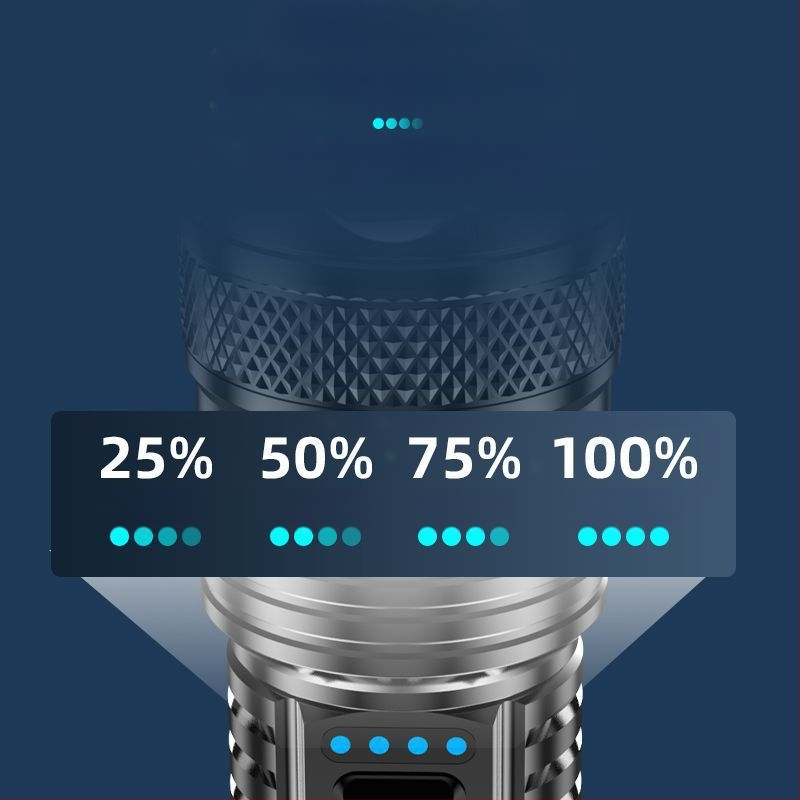 Piiriülene ülikerge pikamaa laetav taskulamp välistingimustes patrullimiseks mõeldud prožektor suum Aurora relv suur prožektorlaserrelv tugev
