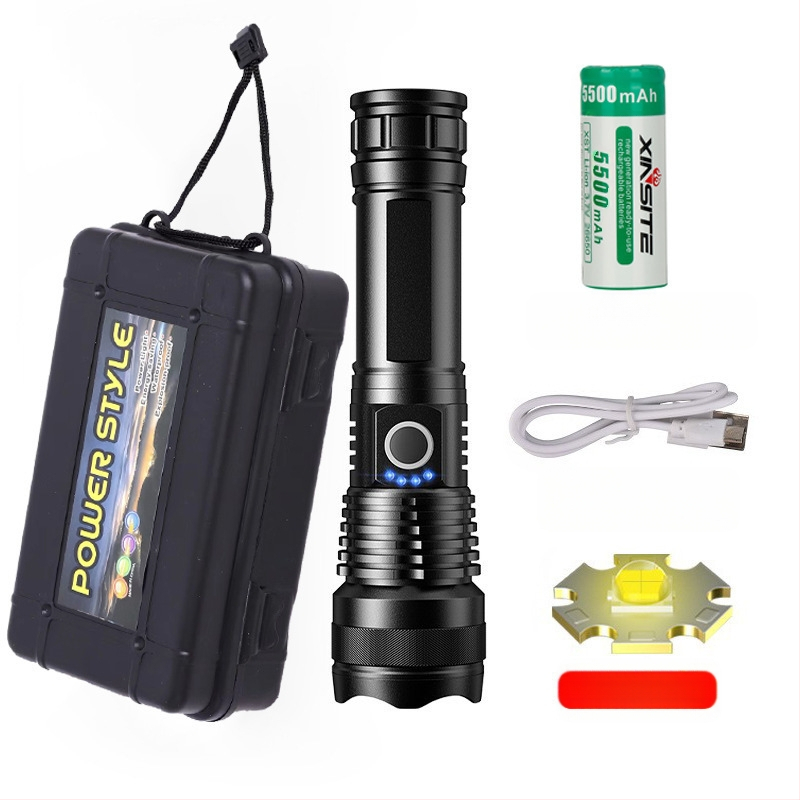 Piiriülene ülikerge pikamaa laetav taskulamp välistingimustes patrullimiseks mõeldud prožektor suum Aurora relv suur prožektorlaserrelv tugev