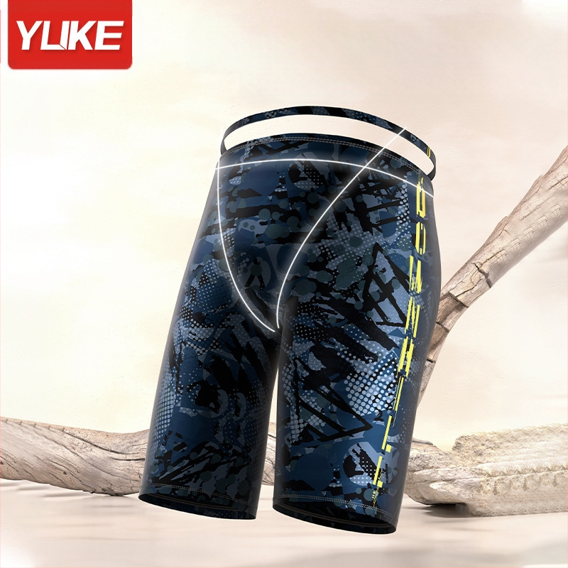 Ujumispüksid meeste professionaalsed poksijad viiepunktilised meeste ujumispüksid ujumismüts ujumisprillid kolmeosaline piinlikkustvastane kuumaveeallikavarustus