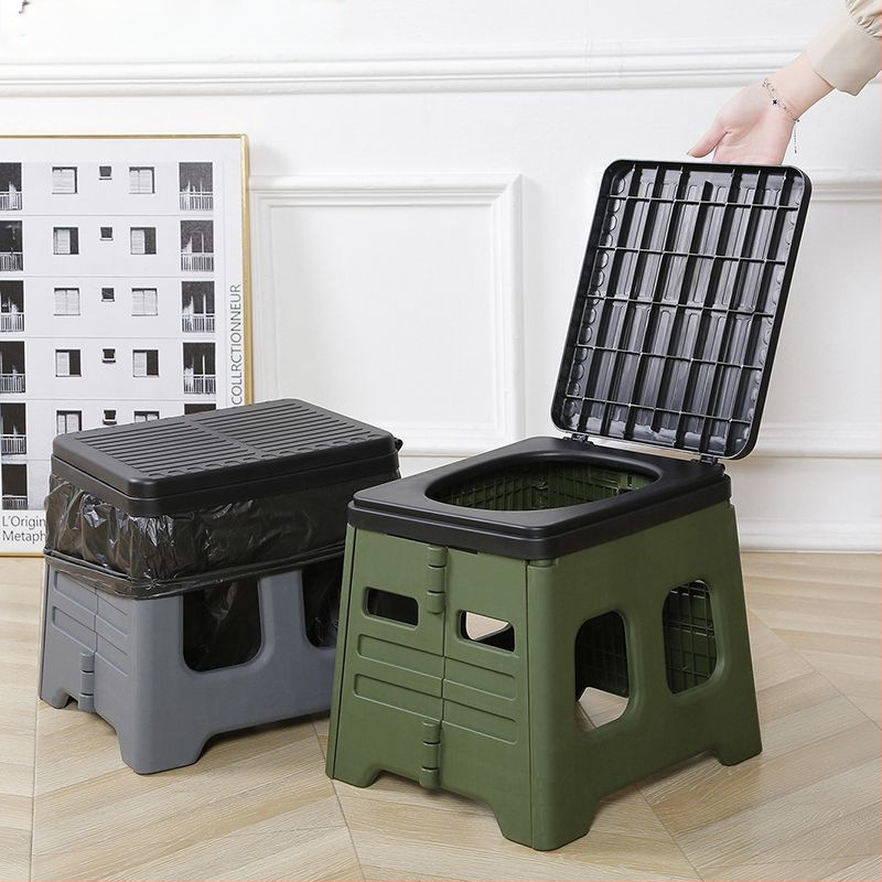 Autosse kokkupandav tualett Ajutine hädaolukorra tualett Välistingimustes kasutatav telk Artefakt Kaasaskantav Lihtne mobiilne istumine