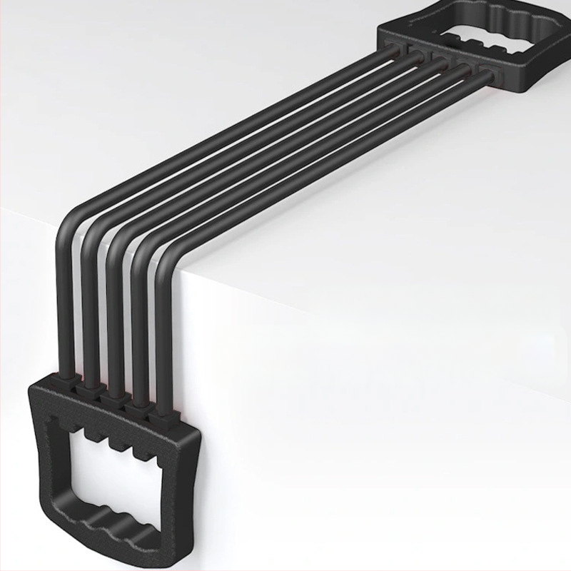 Viie toruga rindkere laienduspingutusseade, treeningvarustus selja treenimiseks, kodune lihaste elastne toru pingutusseade, eemaldatav tõmbenöör