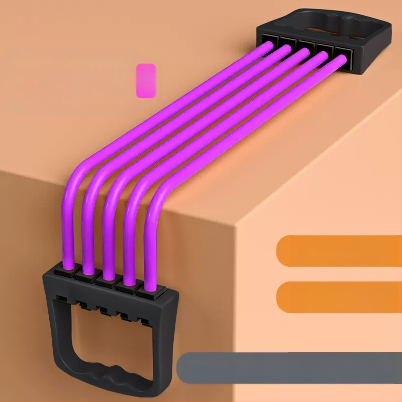Viie toruga rindkere laienduspingutusseade, treeningvarustus selja treenimiseks, kodune lihaste elastne toru pingutusseade, eemaldatav tõmbenöör