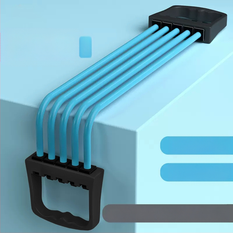 Viie toruga rindkere laienduspingutusseade, treeningvarustus selja treenimiseks, kodune lihaste elastne toru pingutusseade, eemaldatav tõmbenöör