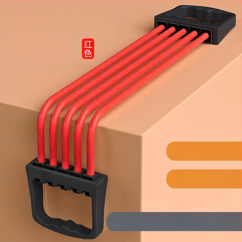 Viie toruga rindkere laienduspingutusseade, treeningvarustus selja treenimiseks, kodune lihaste elastne toru pingutusseade, eemaldatav tõmbenöör