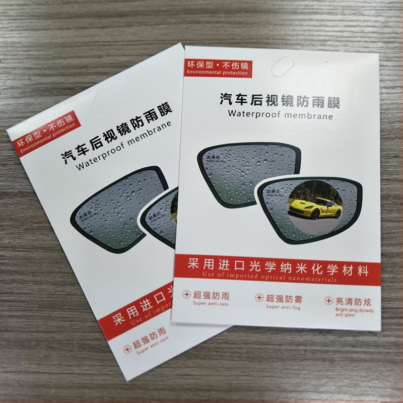 Auto tahavaatepeegli vihmakindel kile, küljeakna kõrglahutusega vetthülgav kile, tagurdusreflektor täisekraanil uduvastane nano-veekindel kile