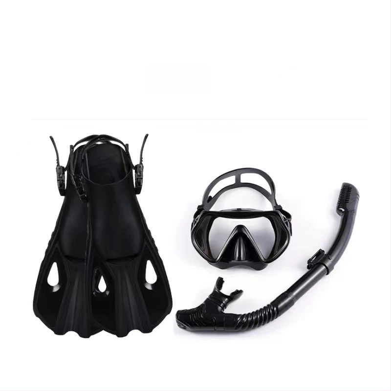 Piiriülene snorgeldamine sanbao sukeldumismask HD suure raamiga sukeldumisprillid hingamistoru lestad kolmeosaline komplekt tehase hulgimüük