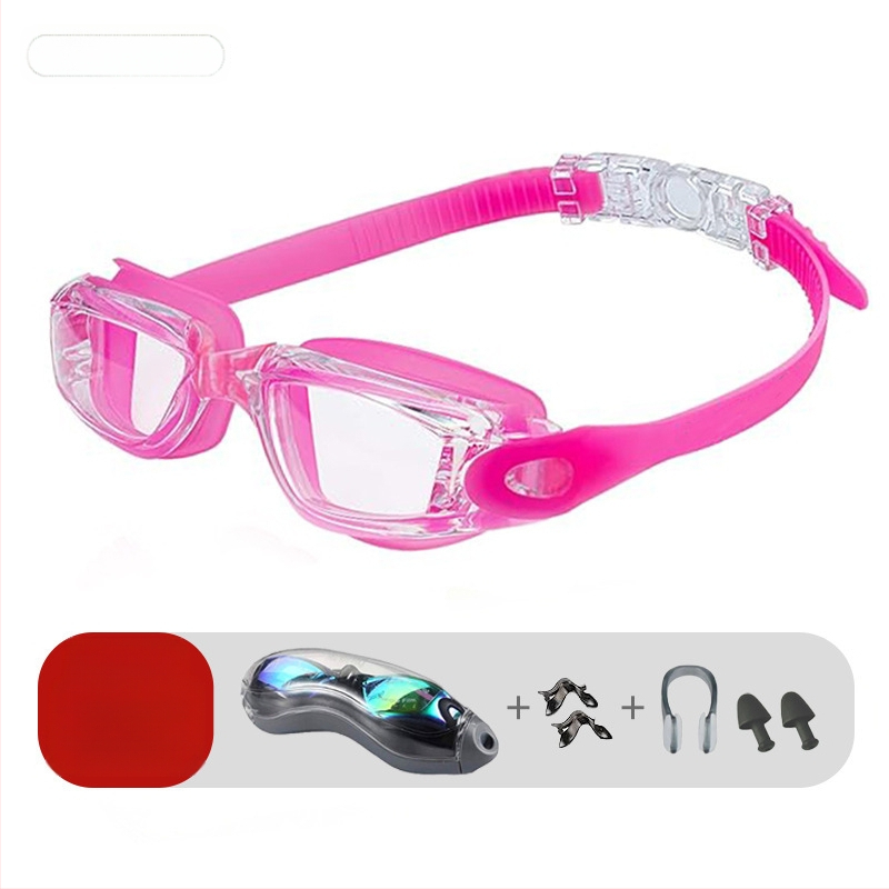 Dviejų dalių silikoniniai, vandeniui atsparūs, nerasojantys, HD plaukimo akiniai, skirti suaugusiems ir unisex plaukimo akiniams, skirti tarpvalstybiniams sprogimams.