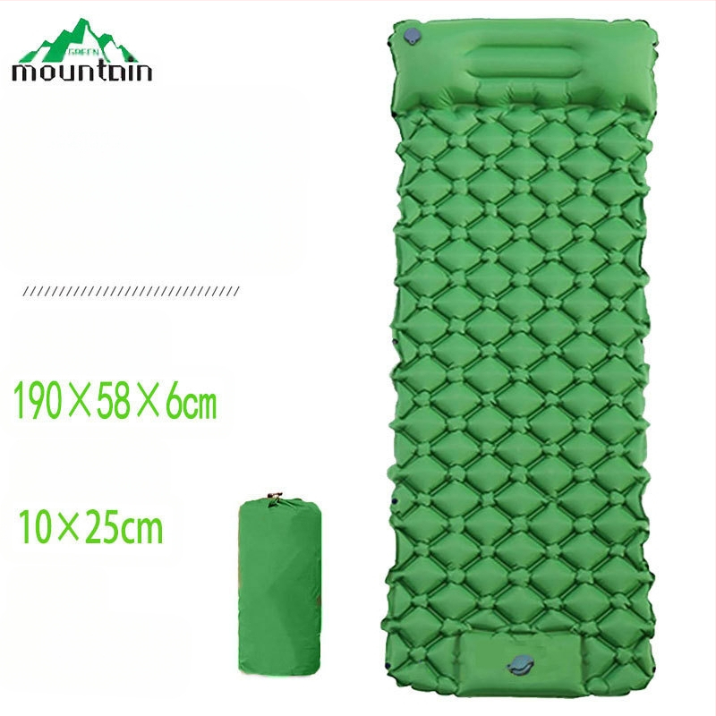 Фабрична надуваема постелка за открито, автоматично надуваемо легло, къмпинг, къмпинг, надуваема постелка за спане, влагоустойчива постелка, палатка