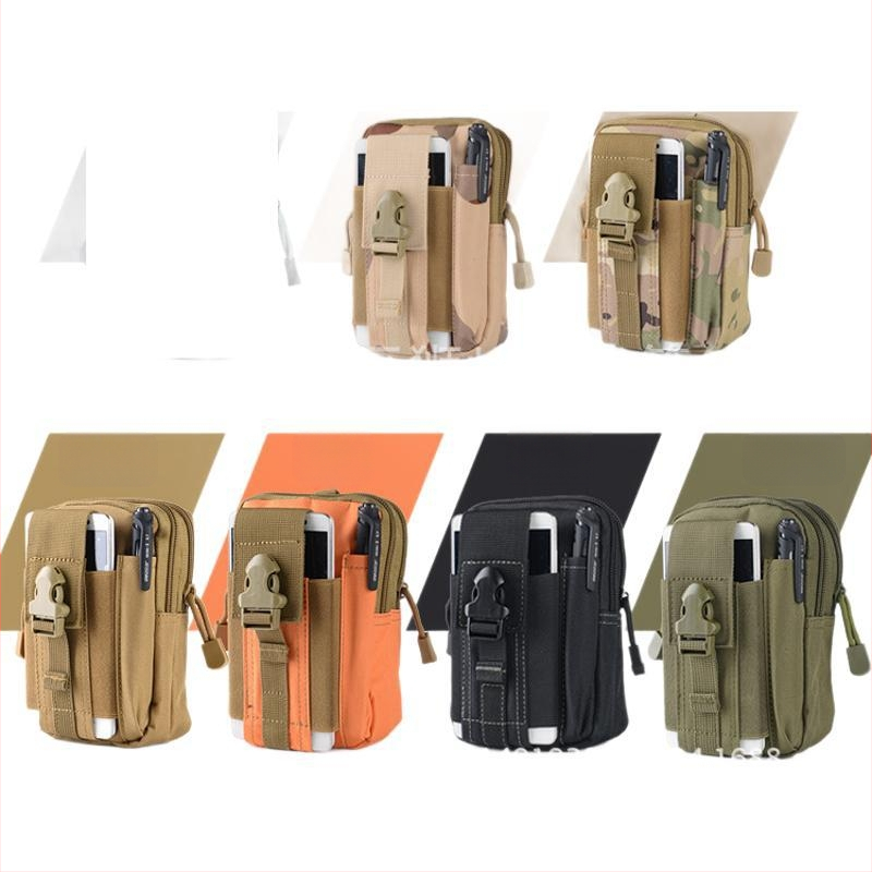 Välisportidele mõeldud multifunktsionaalne taktikaline vöökott suure ekraaniga mobiiltelefoni veekindel rippkott spordivöökott rippuv kaelakott äikese vöökott