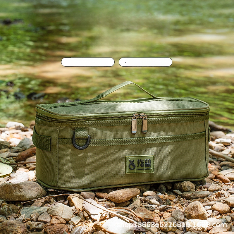 Kempinga stila ceļojumu kosmētikas soma, daudzfunkcionāla kempinga stila galda piederumi, virtuves piederumi, bļoda un irbulīši, kosmētikas soma, pārgājienu rīki, pārnēsājama soma