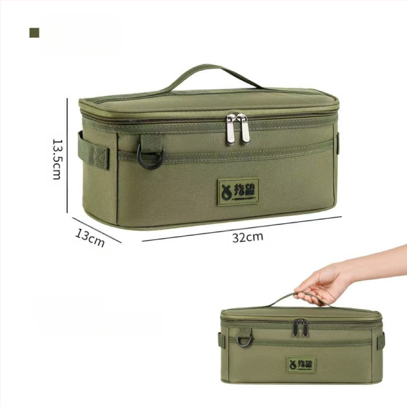 Kempinga stila ceļojumu kosmētikas soma, daudzfunkcionāla kempinga stila galda piederumi, virtuves piederumi, bļoda un irbulīši, kosmētikas soma, pārgājienu rīki, pārnēsājama soma