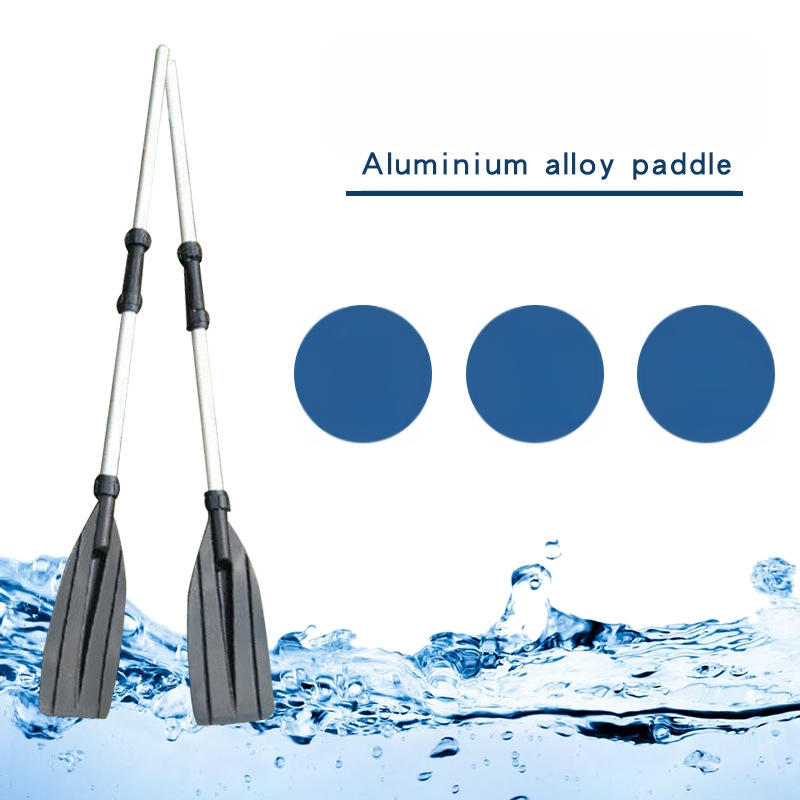 Rūpnīcas tiešā pārdošana noņemams airu kajaku aksesuāri gumijas laivu uzbrukuma laivu airu kanoe alumīnija sakausējuma airis