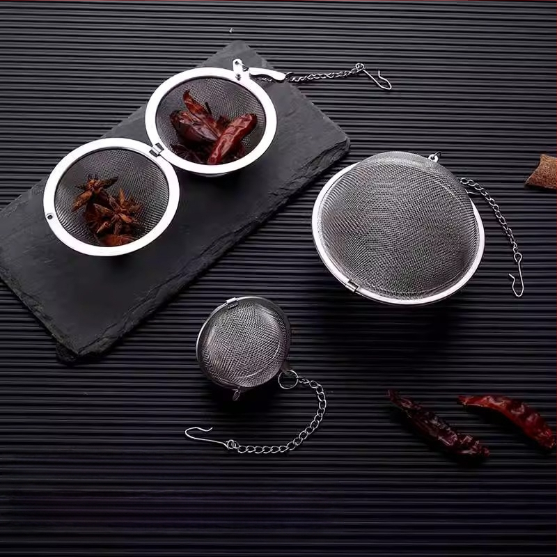 04 nerūdijančio plieno prieskonių rutulys prieskonių rutulys buitinės arbatos ruošimo filtro tinklas troškinio narvelis prieskonių dėžutė didelė virtuvė