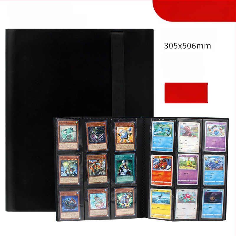 На склад 360 карти с голям капацитет PP книга с карти за настолна игра, преследване на звезди, анимационна карта, съкровище, мечта, гумена еластична книга за колекция