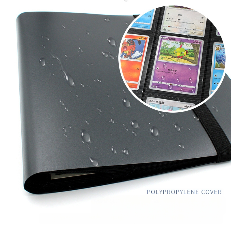 На склад 360 карти с голям капацитет PP книга с карти за настолна игра, преследване на звезди, анимационна карта, съкровище, мечта, гумена еластична книга за колекция