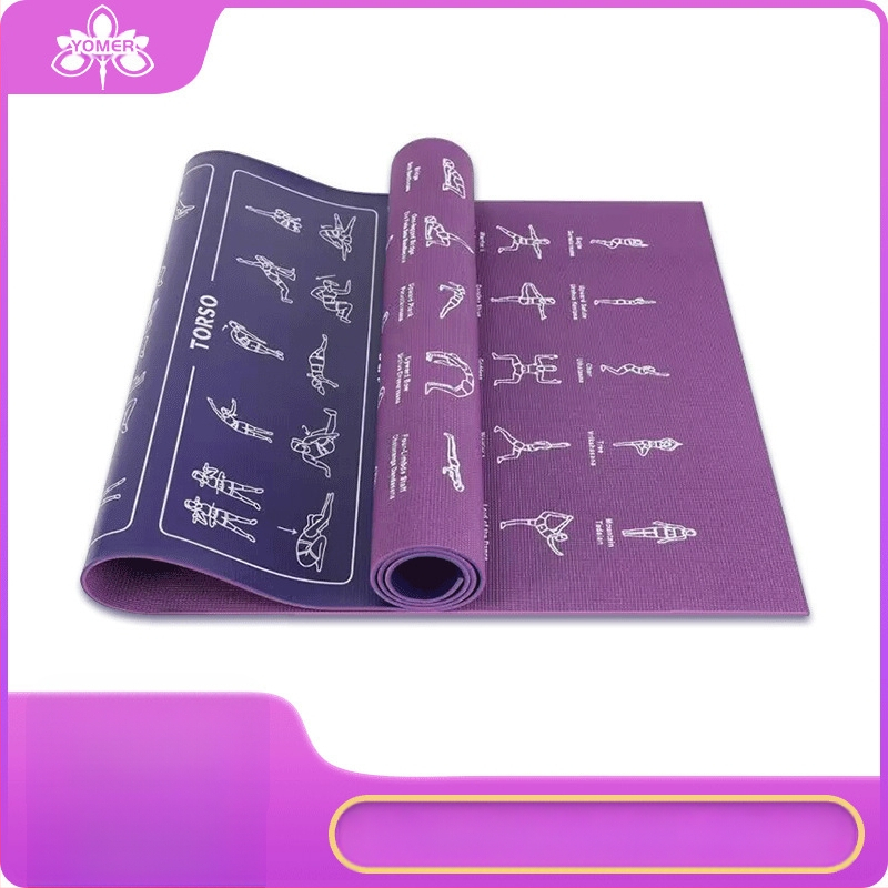 Pánska fitness podložka z PVC, protišmyková podložka na jogu, výrobcovia cezhraničných športov, domácich gumových podložiek na profesionálny tréning