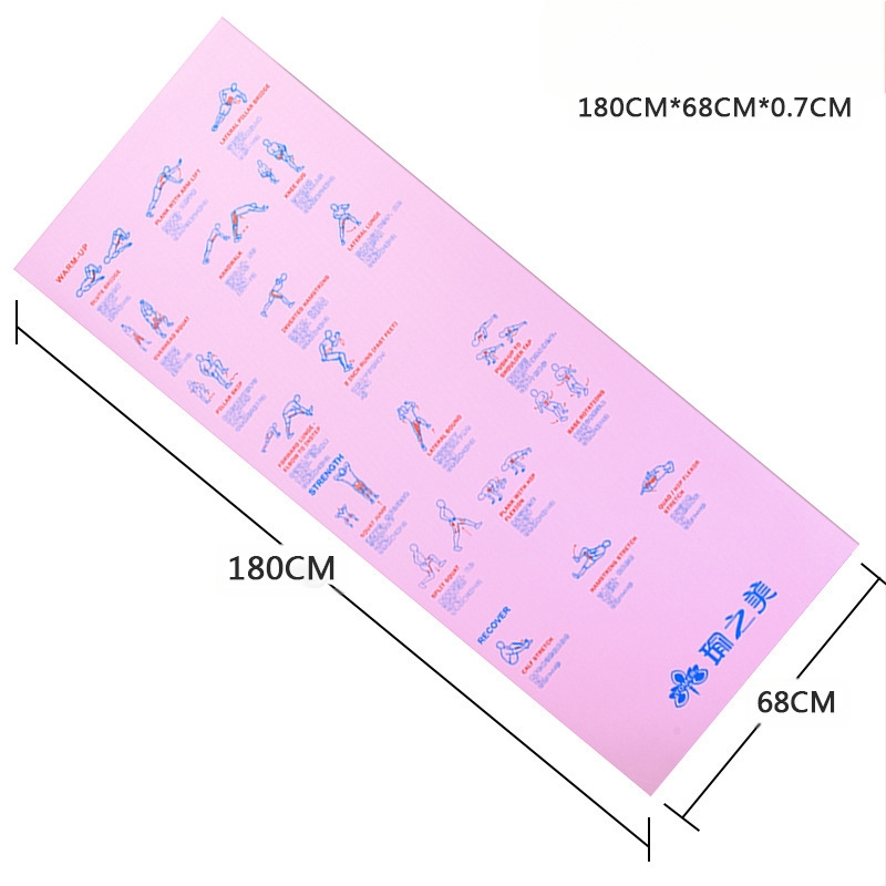 Pánska fitness podložka z PVC, protišmyková podložka na jogu, výrobcovia cezhraničných športov, domácich gumových podložiek na profesionálny tréning
