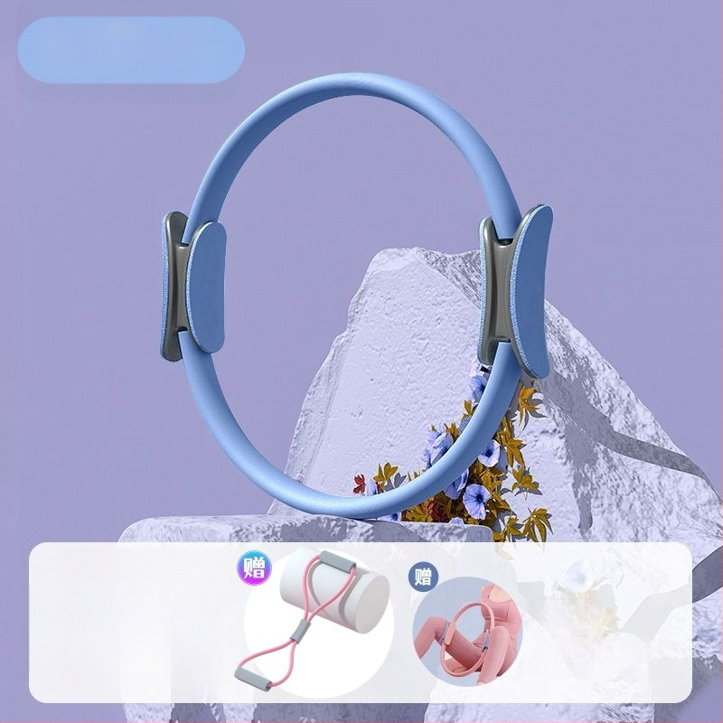 Jogos Pilateso pasipriešinimo žiedas, magiškas juosmens formavimas, grožio artefaktas, lieknos kojos, klubų kėlimo fitneso pilvo žiedas, šerdies treniruočių įranga