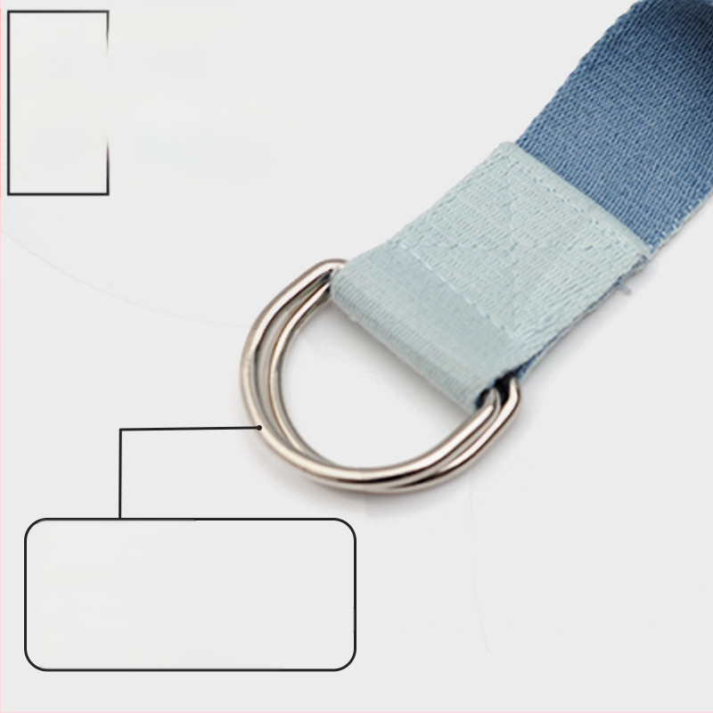 Kahevärviline Iyengari jooga venitusvöö pingutusvöö jooganöör jooga abivahendid tarvikud