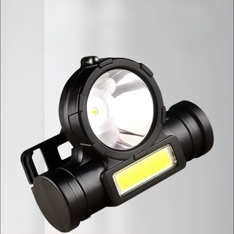 Piiriülene esitule välistingimustes kasutatav kobak-esitule tugev valgus laetav pea külge kinnitatav üliere pika ulatusega LED-ülipikk kaevurilamp taskulamp