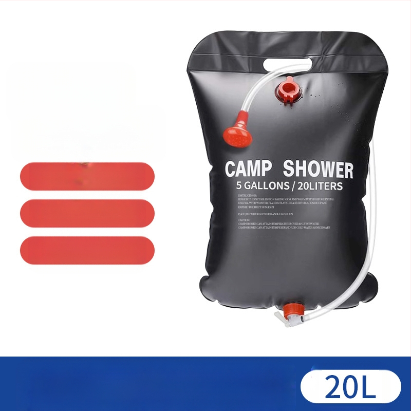 Lauko saulės vandens krepšys stovyklavimui Nešiojamas vonios karšto vandens krepšys Kelionių stovykla Didelės talpos sulankstomas vandens laikymo krepšys