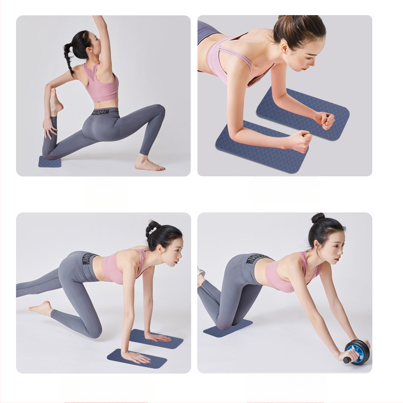 Στρώμα γιόγκα ορθογώνιο επίπεδο μαξιλάρι στήριξης αγκώνα φορητό αθλητικό στρώμα γιόγκα TPE στρώμα γιόγκα γόνατο μαξιλάρι