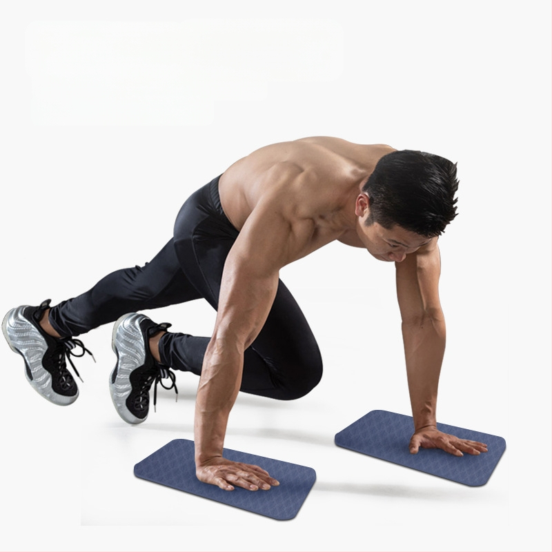 Στρώμα γιόγκα ορθογώνιο επίπεδο μαξιλάρι στήριξης αγκώνα φορητό αθλητικό στρώμα γιόγκα TPE στρώμα γιόγκα γόνατο μαξιλάρι