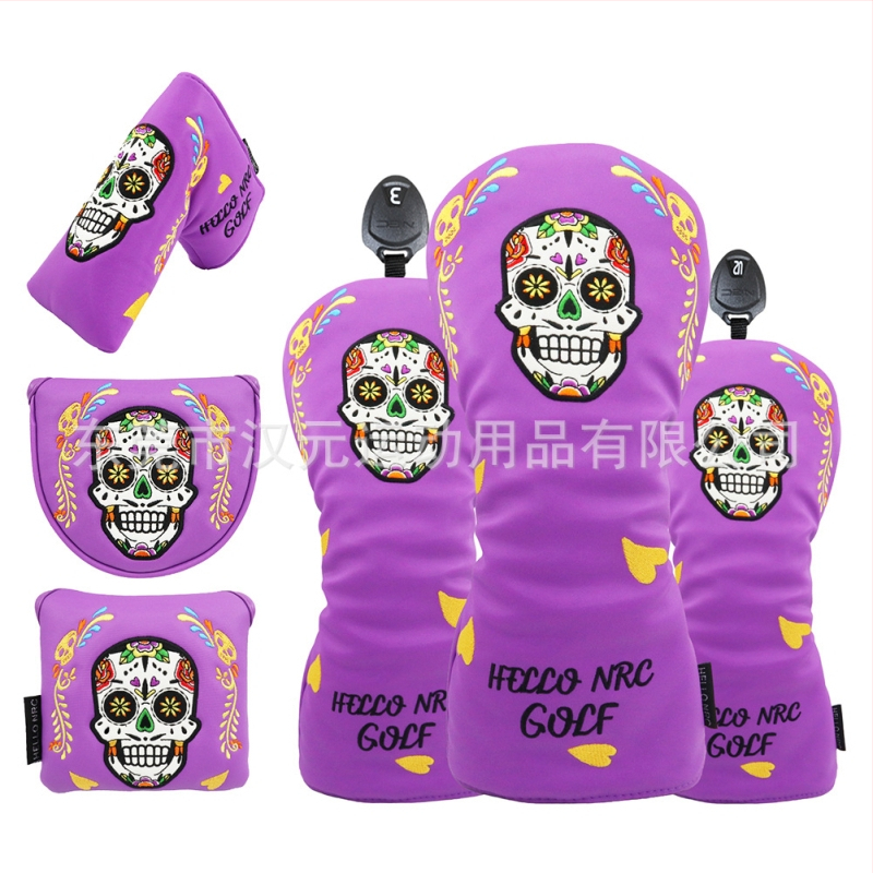 Naujų gamintojų didmeninė tarpvalstybinė elektroninės prekybos golfo lazdos uždangalai, mediniai lazdos kostiumai, kaukolės stūmimo lazdos uždangalai