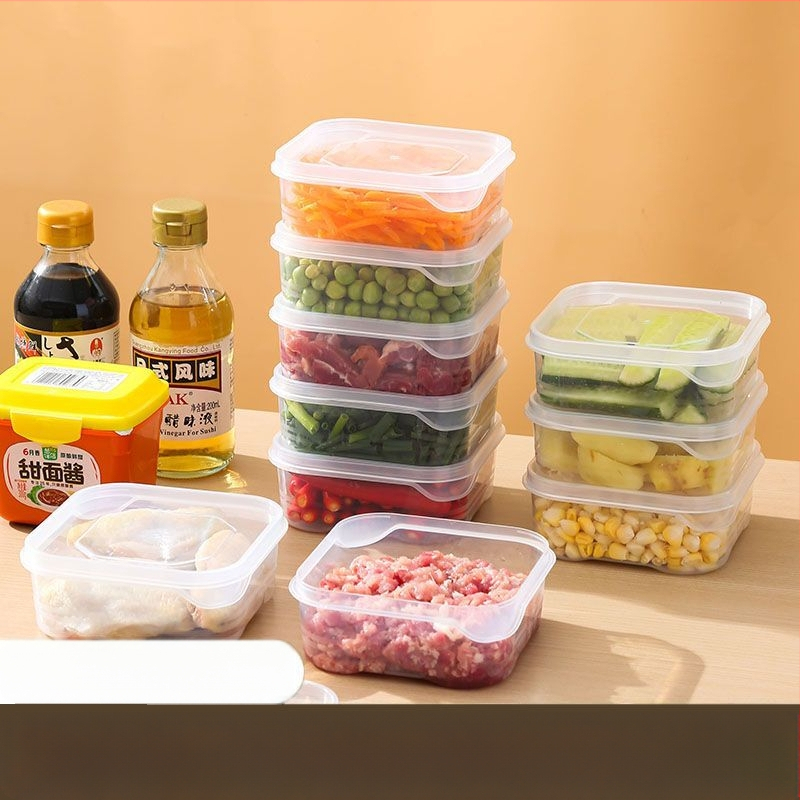 Šaldytuvo šaldytos mėsos laikymo dėžė, maisto produktų laikymo skyrius, sandari dėžutė, šaldiklio pakuotė, šviežios mėsos laikymo dėžė platinimui